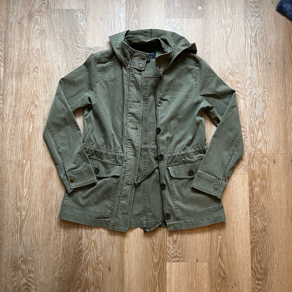 Army green utility jacket Lucky Brand